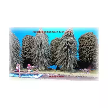Индийское каноэ, French & Indian War 1754-1763 (28mm)