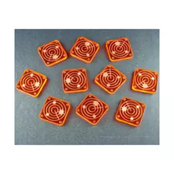 Индикаторы сканера — флуоресцентный желтый, Token Sets - Naval Gaming (Litko Aerosystems)