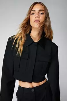 Индивидуальная куртка премиум-класса для дальнобойщиков Nasty Gal, черный