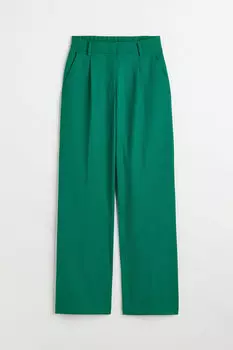 Индивидуальные брюки H&M, зеленый