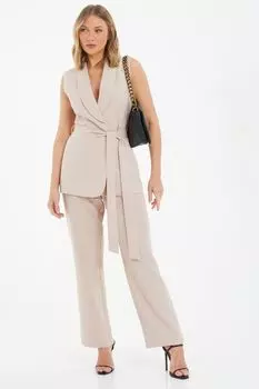 Индивидуальные брюки Quiz, бежевый