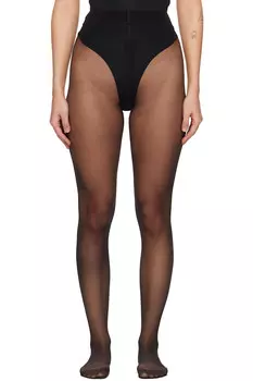 Индивидуальные колготки с 10 швами сзади Wolford, черный