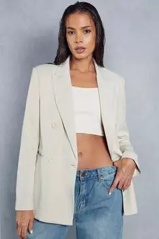 Индивидуальный пиджак оверсайз MISSPAP, бежевый