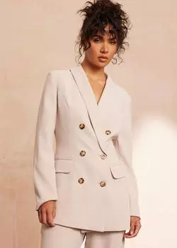 Индивидуальный пиджак Quiz, бежевый