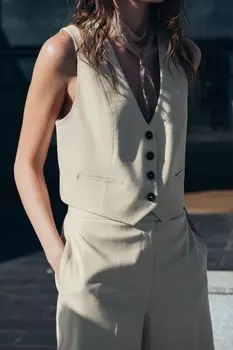 Индивидуальный жилет ZARA, песочный