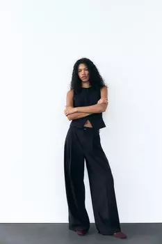 Индивидуальный жилет ZARA, темно-синий