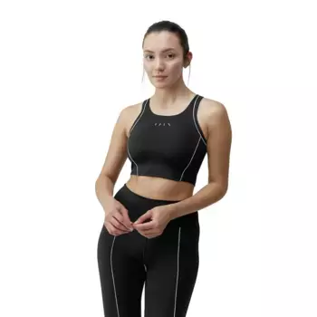 Индра Борн Живая Йога Женский Топ Born Living Yoga, черный/белый