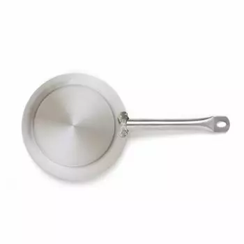 Индукционная сковорода Comas Fuji, сковорода с сэндвич-дном, нержавеющая сталь, серебро, 24 см, 8516