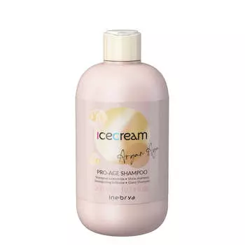 Inebrya Ice Cream Argan Age сияющий шампунь с аргановым маслом 300мл