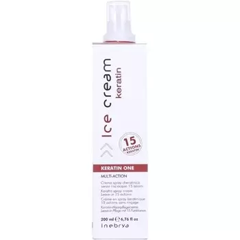 Inebrya Ice Cream Keratin One Многофункциональный кератиновый крем для ухода за волосами 200 мл
