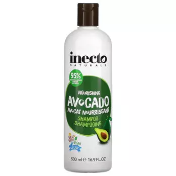 Inecto, Питательный шампунь с авокадо, 500 мл (16,9 жидк. Унции)