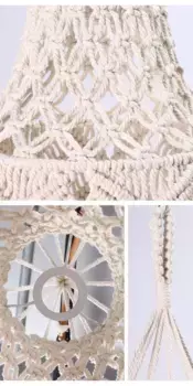 INF Богемский тканый абажур