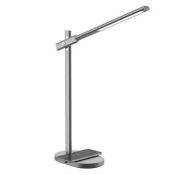 INF Защита глаз Светодиодная подставка Настольная лампа Настольная лампа, серый