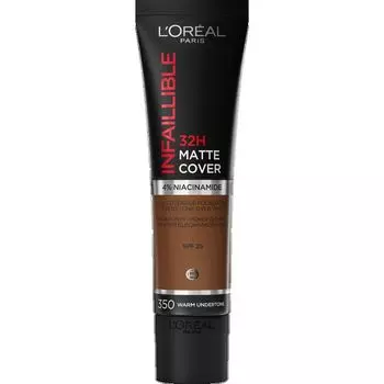 Infaillible 32H Matte Cover 350 Теплый подтон L’Oral Paris, 30 ml