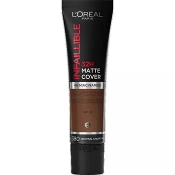 Infaillible 32H Matte Cover 380 Нейтральный подтон L’Oral Paris, 30 ml