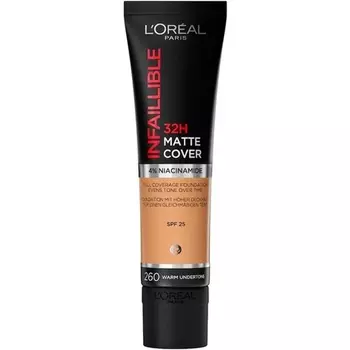 Infallible 24H Matte Cover Foundation 260 Golden Sun 30 мл L'Oral
