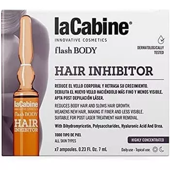 Ингибитор роста волос на теле Flash, 7 ампул по 7 мл, La Cabine