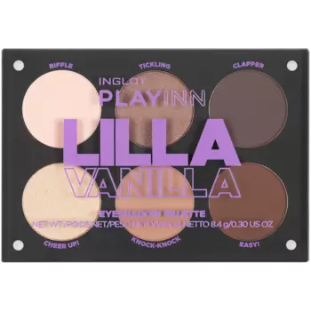 Inglot Playinn палетка теней для век лила ваниль, 8 г