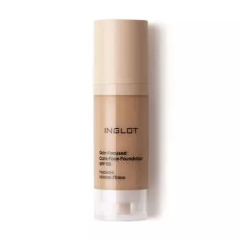 Inglot, Skin Focused Care Foundation Spf 50 Warm Tan 310, 30 мл