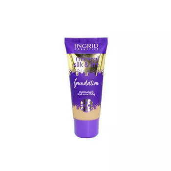 Ingrid Mineral Silk & Lift Make Up Foundation увлажняющая и разглаживающая тональная основа 032 Теплый песок 30мл