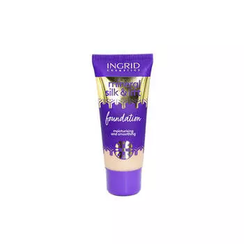Ingrid Mineral Silk & Lift Make Up Foundation увлажняющий и разглаживающий тональный крем 030 Natural Beige 30мл