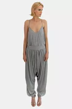 Ингрид шелковые брюки Helene Galwas, серый