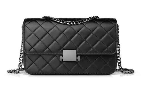 INJOYLIFE Сумка-цепочка из овчины, маленькая квадратная сумка через плечо, сумка через плечо, обычная женская, черная