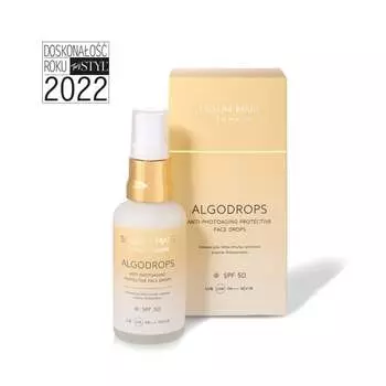 Инновационные защитные капли от фотостарения SPF 50 UVB UVA PA++++ HEV/IR ALGODROPS, Sensum Mare