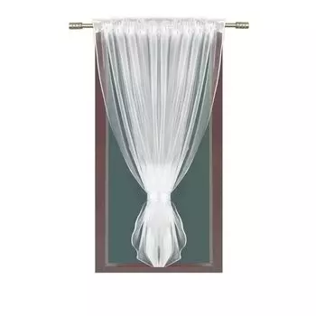 Inox Trade готовая оконная штора, занавеска, белый 250х170см