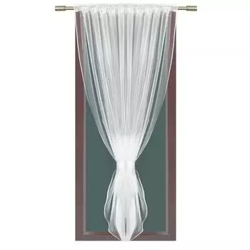 Inox Trade готовая оконная штора, занавеска, вуаль белая 250х230см, белый