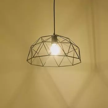 INSPIRE - подвесной светильник из металла WIREFRAME 42,5 см - 1 лампочка E27 60 Вт - черный - подвесной светильник