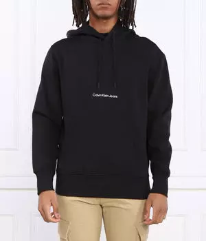 Институциональный свитер Regular fit Calvin Klein Jeans, черный