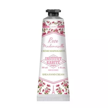Institut Karit Paris Увлажняющий и восстанавливающий крем для рук и ногтей с ароматом лимона, 30 мл, розовый Institut Karite Paris