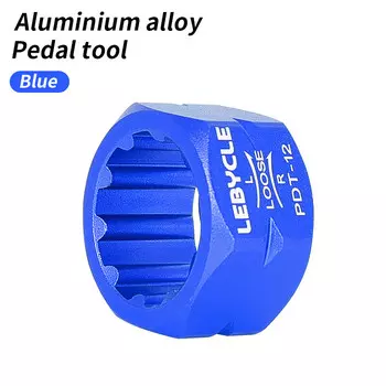 Инструмент для разборки и обслуживания педали блокировки горного велосипеда LeBycle подходит для установки и обслуживания оси педали блокировки велосипеда (инструмент для разборки и сборки педали блокировки - синий)