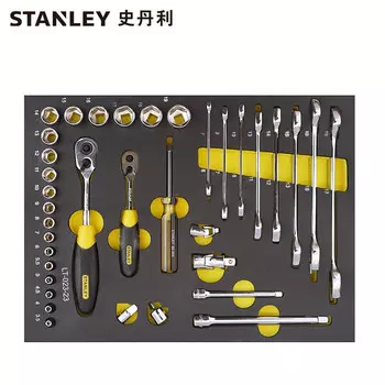 Инструмент для ремонта торцевых ключей Stanley, набор из 36 предметов, метрический держатель инструмента серии 6,3, 10 мм LT-023-23
