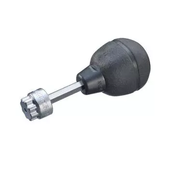 Инструмент TL-FC18 с рукояткой для двухкомпонентных шатунов HOLLOWTECH II SHIMANO, черный / черный / серебристый