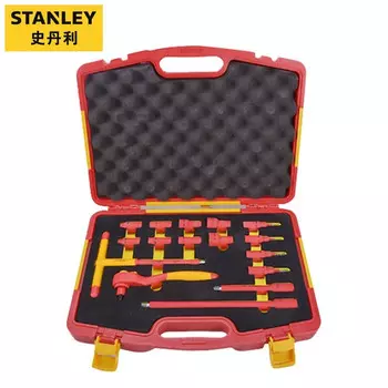Инструменты для изоляции Stanley, набор из 16 предметов, серия 10 мм, многофункциональный набор для ремонта электронных электриков STMT75885-8-23