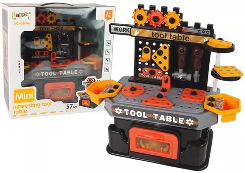 Инструменты для рабочего стола Small Tinkerer's Table, 57 элементов Lean Toys