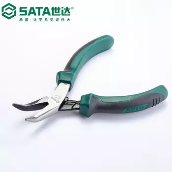 Инструменты SATA, экономичные мини-локтевые плоскогубцы, гладкие локоть, плоскогубцы с иглой, многофункциональные 70613A