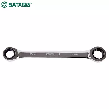 Инструменты Star SATA, двусторонний гаечный ключ для цветов сливы, гаечный ключ двойного назначения, храповой ключ, инструмент для быстрого гаечного ключа 46208