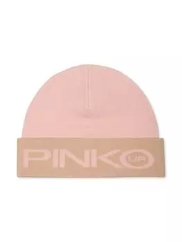 Интарсия логотип шапочка Pinko Kids, розовый