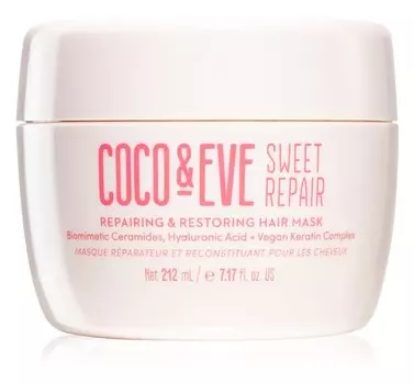 Интенсивная маска для укрепления волос и придания им большего блеска Coco & Eve Sweet Repair