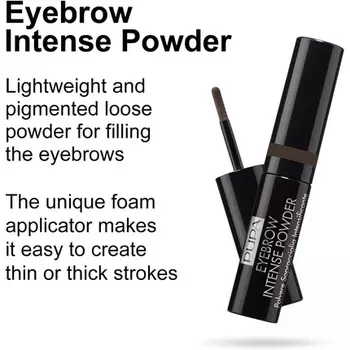 Интенсивная пудра для бровей Milano 003 темно-коричневый для женщин 0,035 унции, Pupa