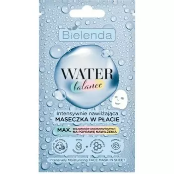 Интенсивная увлажняющая тканевая маска Water-Balance, Bielenda
