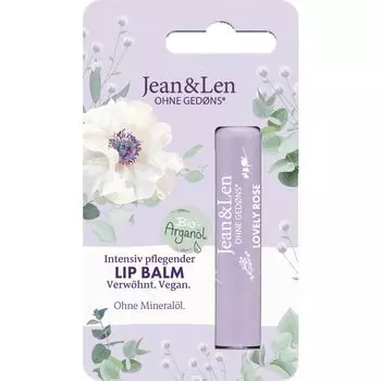 Интенсивно питательный бальзам для губ с органическим аргановым маслом Jean&Len, 4,7 g