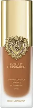 Интенсивно покрывающая жидкость с длительным действием spf 20 Dolce&Gabbana Flawless Everlast Foundation, 28W Medium Deep 27 ml