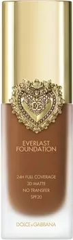 Интенсивно покрывающая жидкость с длительным действием spf 20 Dolce&Gabbana Flawless Everlast Foundation, 31N MEDIUM DEEP 27 ml