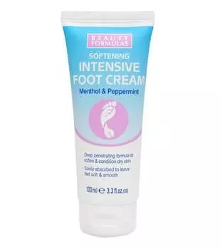 Интенсивно увлажняющий крем для ног, 100мл Beauty Formulas, Softening Intensiv Foot Cream