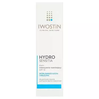 Интенсивно увлажняющий крем, SPF 15, 50 мл Iwostin, Hydro Sensitia