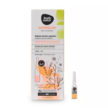 Интенсивное антивозрастное лечение Superglow Ampollas Booster Body Natur, 7 UD